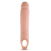 Телесная насадка на пенис 11.5 Inch Cock Sheath Penis Extender - 29,2 см. - Blush Novelties - во Владивостоке купить с доставкой