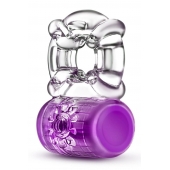 Фиолетовое эрекционное виброкольцо Pleaser Rechargeable C-Ring - Blush Novelties - во Владивостоке купить с доставкой