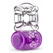 Фиолетовое эрекционное виброкольцо One Night Stand Vibrating C-Ring - Blush Novelties - во Владивостоке купить с доставкой