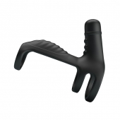 Черная вибронасадка на пенис Vibrating Penis Sling - Baile - во Владивостоке купить с доставкой