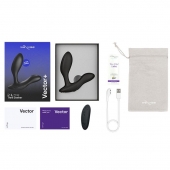 Черный анальный вибратор We-Vibe Vector+ - We-vibe - во Владивостоке купить с доставкой