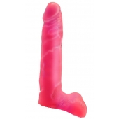 Розовая насадка-фаллос для трусиков Harness - 16,5 см. - LOVETOY (А-Полимер) - купить с доставкой во Владивостоке
