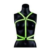 Портупея Body Harness с неоновым эффектом - размер L-XL - Shots Media BV - купить с доставкой во Владивостоке