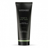 Массажный легкий крем WICKED Sage plus Sea Salt - 120 мл. - Wicked - купить с доставкой во Владивостоке