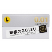 Презервативы Sagami Original 0.02 L-size увеличенного размера - 5 шт. - Sagami - купить с доставкой во Владивостоке