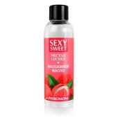 Массажное масло Sexy Sweet Nectar Lychee с феромонами и ароматом личи - 75 мл. - Биоритм - купить с доставкой во Владивостоке