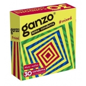 Микс-набор из 30 презервативов Ganzo Mixed - Ganzo - купить с доставкой во Владивостоке