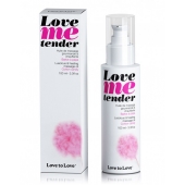 Съедобное согревающее массажное масло Love Me Tender Cotton Candy с ароматом сладкой ваты - 100 мл. - Love to Love - купить с доставкой во Владивостоке