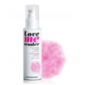 Съедобное согревающее массажное масло Love Me Tender Cotton Candy с ароматом сладкой ваты - 100 мл. - Love to Love - купить с доставкой во Владивостоке