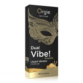 Съедобный гель Dual Vibe Pina Colada с эффектом вибрации и вкусом коктейля пина колада - 15 мл. - ORGIE - купить с доставкой во Владивостоке