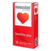 Презервативы Masculan Sensitive plus - 10 шт. - Masculan - купить с доставкой во Владивостоке