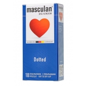 Презервативы с пупырышками Masculan Dotted - 10 шт. - Masculan - купить с доставкой во Владивостоке