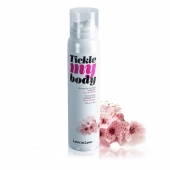 Массажная хрустящая пенка Tickle My Body Cherry Blossom с ароматом вишневого цвета - 150 мл. - Love to Love - купить с доставкой во Владивостоке