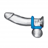 Комплект из 2 эрекционных колец-восьмерок 2-Pack Duo Cock And Ball Stamina Enhancement Ring - BlueLine - во Владивостоке купить с доставкой