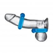 Комплект из двух колец для пениса 2-Pack Ultra-Stretch Stamina Endurance Ring - BlueLine - во Владивостоке купить с доставкой