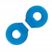 Комплект из двух колец для пениса 2-Pack Ultra-Stretch Stamina Endurance Ring - BlueLine - во Владивостоке купить с доставкой