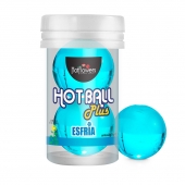 Лубрикант на масляной основе Hot Ball Plus с охлаждающим эффектом (2 шарика по 3 гр.) - HotFlowers - купить с доставкой во Владивостоке