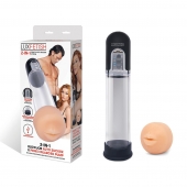 Автоматическая вакуумная помпа-мастурбатор Blowjob Auto Sucker Penis Enlarger Pump - Lux Fetish - во Владивостоке купить с доставкой