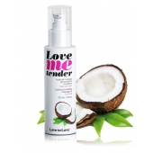 Съедобное согревающее массажное масло Love Me Tender Cocos с ароматом кокоса - 100 мл. - Love to Love - купить с доставкой во Владивостоке