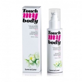 Силиконовый лубрикант 2-в-1 Touch My Body с ароматом моной - 100 мл. - Love to Love - купить с доставкой во Владивостоке