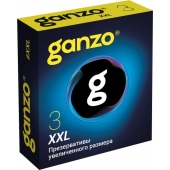 Презервативы увеличенного размера Ganzo XXL - 3 шт. - Ganzo - купить с доставкой во Владивостоке