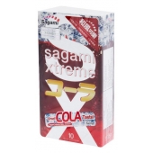 Ароматизированные презервативы Sagami Xtreme COLA - 10 шт. - Sagami - купить с доставкой во Владивостоке