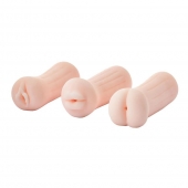 Набор из 3 мастурбаторов The Girl Next Door Tina - Dream Toys - во Владивостоке купить с доставкой
