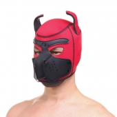 Красная неопреновая БДСМ-маска Puppy Play - Сима-Ленд - купить с доставкой во Владивостоке