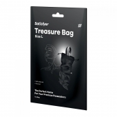 Черный мешочек для хранения игрушек Treasure Bag L - Satisfyer - купить с доставкой во Владивостоке