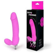 Розовый безремневой страпон Sexy Friend - 1137 - купить с доставкой во Владивостоке
