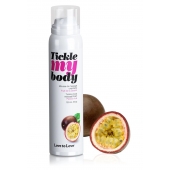 Массажная хрустящая пенка Tickle my body с ароматом маракуйи - 150 мл. - Love to Love - купить с доставкой во Владивостоке