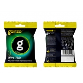 Ультратонкие презервативы Ganzo Ultra thin в мягкой упаковке - 3 шт. - Ganzo - купить с доставкой во Владивостоке