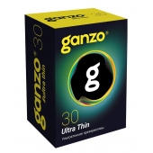 Супертонкие презервативы Ganzo Ultra thin - 30 шт. - Ganzo - купить с доставкой во Владивостоке