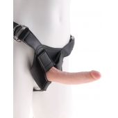 Страпон на виниловых трусиках Strap-on Harness Cock - 17,8 см. - Pipedream - купить с доставкой во Владивостоке