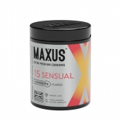 Анатомические презервативы MAXUS Sensual - 15 шт. - Maxus - купить с доставкой во Владивостоке