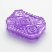 Фиолетовый мастурбатор-стимулятор Tenga Uni Amethyst - Tenga - во Владивостоке купить с доставкой