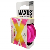 Ароматизированные презервативы Maxus Exotic Mix - 3 шт. - Maxus - купить с доставкой во Владивостоке