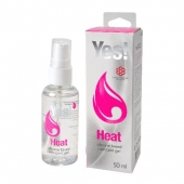 Возбуждающая силиконовая вагинальная смазка Yes Heat - 50 мл. - Sitabella - купить с доставкой во Владивостоке