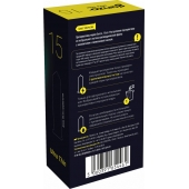 Прозрачные ультратонкие презервативы Ganzo Ultra thin - 15 шт. - Ganzo - купить с доставкой во Владивостоке