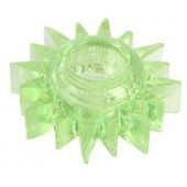 Зеленое эрекционное кольцо-солнце - Toyfa Basic - во Владивостоке купить с доставкой