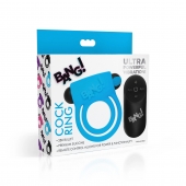 Голубое эрекционное виброкольцо 28X Remote Control Vibrating Cock Ring   Bullet - XR Brands - во Владивостоке купить с доставкой