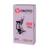 Презервативы OKOTO Mega Mix - 12 шт. - Sitabella - купить с доставкой во Владивостоке