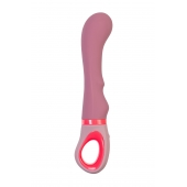 Розовый вибратор для G-стимуляции Rose - 19 см. - ToyFa