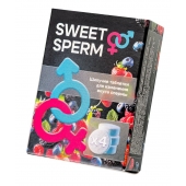 Шипучие таблетки для мужчин Sweet Sperm для изменения вкуса спермы (4 шт. по 0,5 гр.) - Капиталпродукт - купить с доставкой во Владивостоке