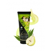 Массажный крем для тела с ароматом груши и зелёного чая Pear   Exotic Green Tea - 200 мл. - Shunga - купить с доставкой во Владивостоке