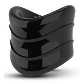 Черное эрекционное кольцо на мошонку Beef Ball Stretcher Snug X Long - Blush Novelties - во Владивостоке купить с доставкой