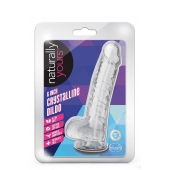 Прозрачный фаллоимитатор 6 Inch Crystalline Dildo - 15,2 см. - Blush Novelties