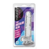 Прозрачный фаллоимитатор 7 Inch Crystalline Dildo - 17,7 см. - Blush Novelties