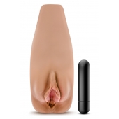 Маструбатор-вагина с вибрацией Soft   Wet Renata Realistic Tan Masturbator - Blush Novelties - во Владивостоке купить с доставкой
