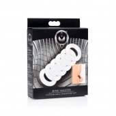 Комплект из 6 прозрачных эрекционных колец Ring Master Custom Ball Stretcher Kit - XR Brands - во Владивостоке купить с доставкой